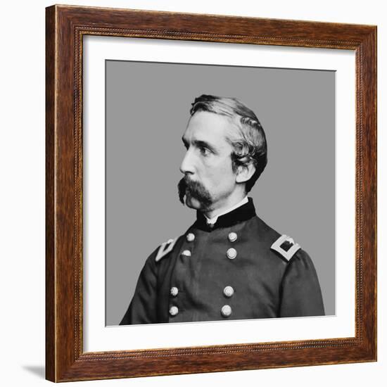 Joshua L. Chamberlain, Vector Portrait-Stocktrek Images-Framed Photographic Print