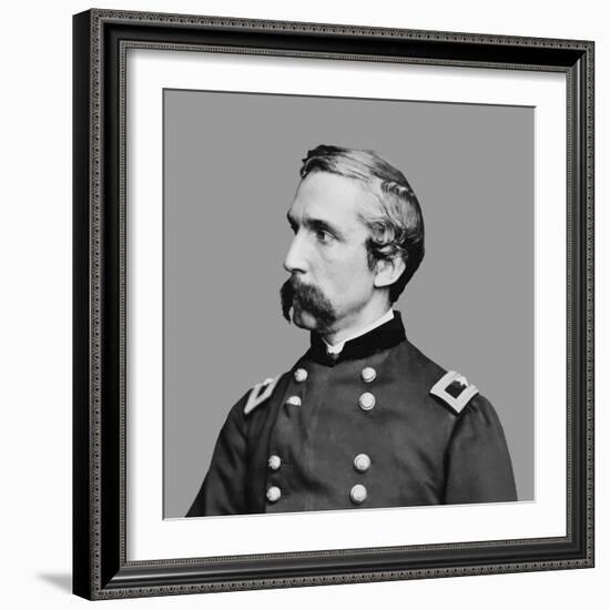 Joshua L. Chamberlain, Vector Portrait-Stocktrek Images-Framed Photographic Print