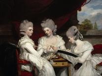 The Lamb Children-Joshua Reynolds-Art Print