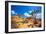 Joshua Tree National Park Jumbo Rocks in Yucca Valley Mohave Desert California USA-holbox-Framed Photographic Print