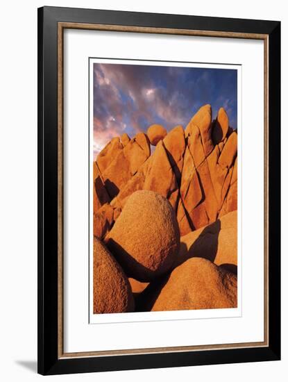 Joshua Tree Sunset I-Donald Paulson-Framed Giclee Print