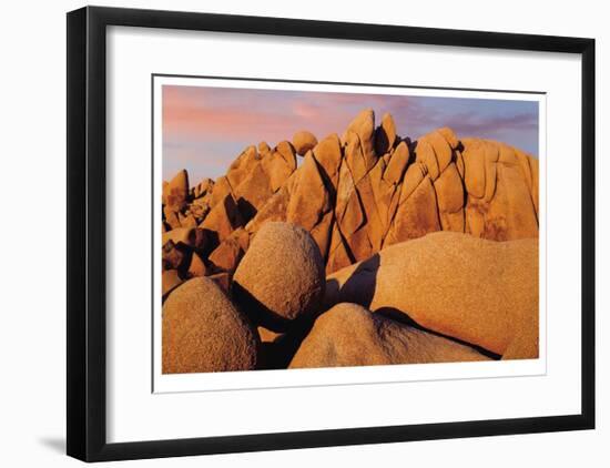 Joshua Tree Sunset II-Donald Paulson-Framed Giclee Print