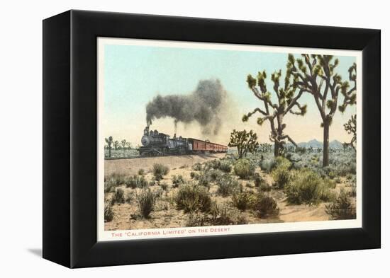 Joshua Trees, Train, California-null-Framed Stretched Canvas