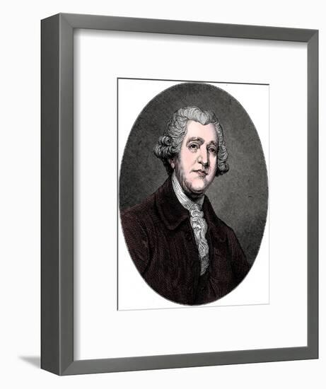 Josiah Wedgwood, 18th century English industrialist and potter, c1880-Unknown-Framed Giclee Print