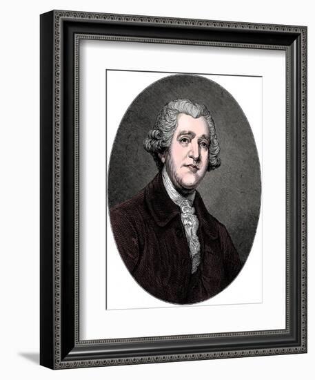 Josiah Wedgwood, 18th century English industrialist and potter, c1880-Unknown-Framed Giclee Print