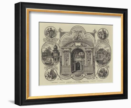 Jottings from the Vienna Exhibition-null-Framed Giclee Print