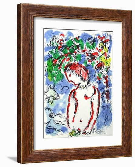 Jour De Printemps-Marc Chagall-Framed Premium Edition