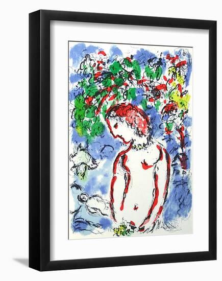 Jour De Printemps-Marc Chagall-Framed Premium Edition