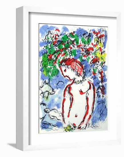 Jour De Printemps-Marc Chagall-Framed Premium Edition