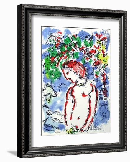 Jour De Printemps-Marc Chagall-Framed Premium Edition