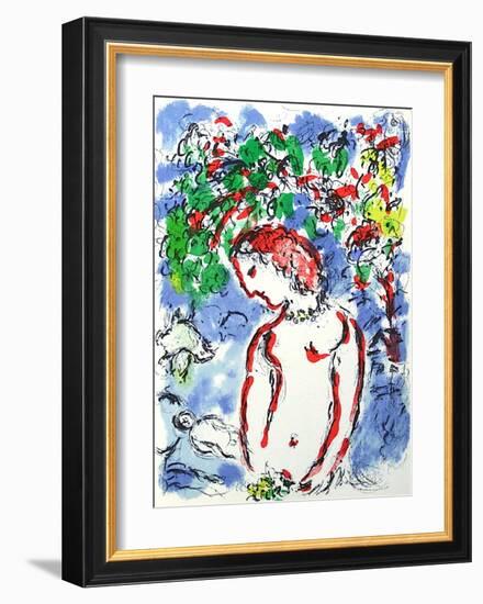 Jour De Printemps-Marc Chagall-Framed Premium Edition