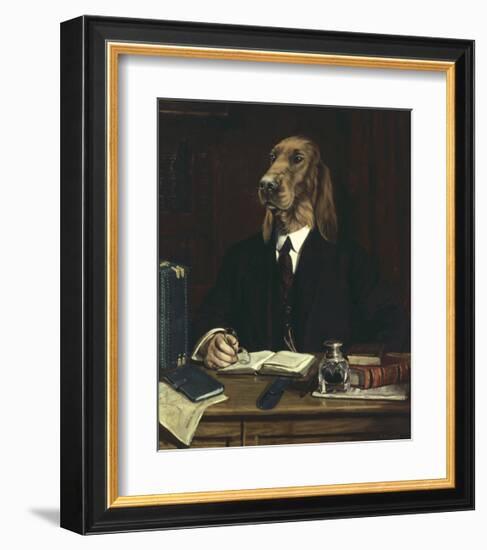 Journal de Voyage-Thierry Poncelet-Framed Premium Giclee Print