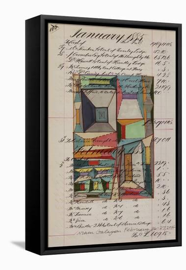 Journal Sketches VII-Nikki Galapon-Framed Stretched Canvas