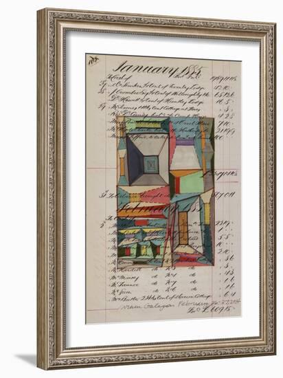 Journal Sketches VII-Nikki Galapon-Framed Art Print