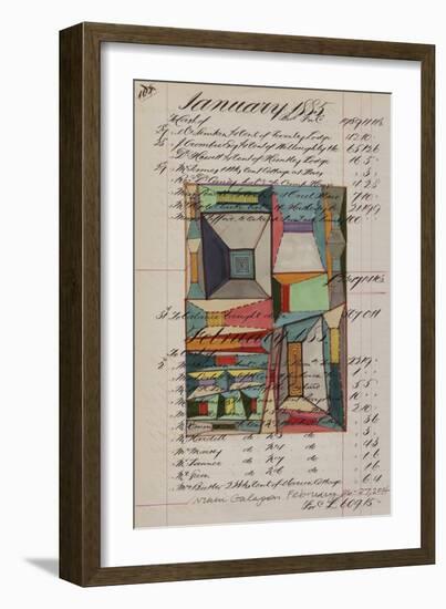 Journal Sketches VII-Nikki Galapon-Framed Art Print