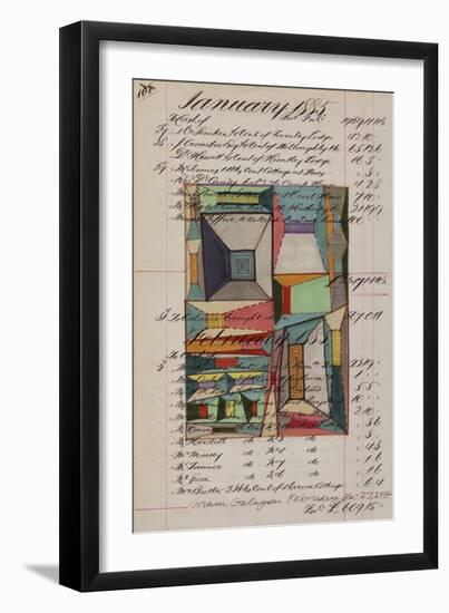 Journal Sketches VII-Nikki Galapon-Framed Art Print