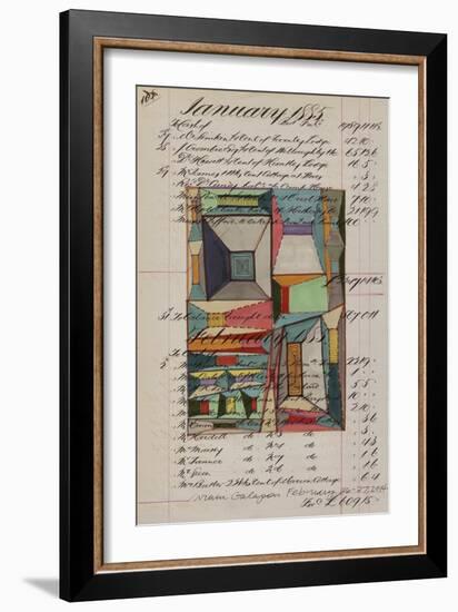 Journal Sketches VII-Nikki Galapon-Framed Art Print