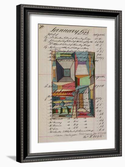 Journal Sketches VII-Nikki Galapon-Framed Art Print