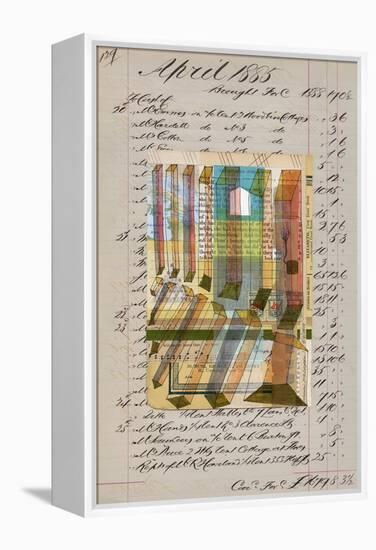 Journal Sketches XIII-Nikki Galapon-Framed Stretched Canvas