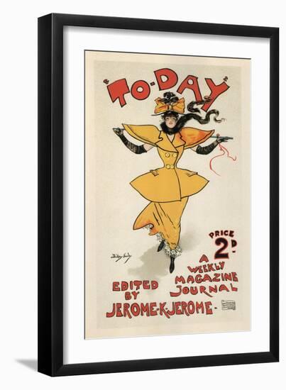 Journal To-Day, Edited by Jerome K. Jerome, 1895-Dudley Hardy-Framed Giclee Print