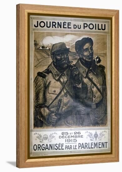 Journée Du Poilu 25 Et 26 Décembre 1915, French World War I Poster, 1915-Theophile Alexandre Steinlen-Framed Premier Image Canvas