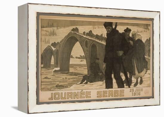 Journee Serbe. 25 Juin 1916-Pierre Mourgue-Framed Stretched Canvas