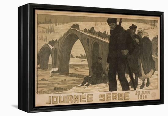 Journee Serbe. 25 Juin 1916-Pierre Mourgue-Framed Stretched Canvas