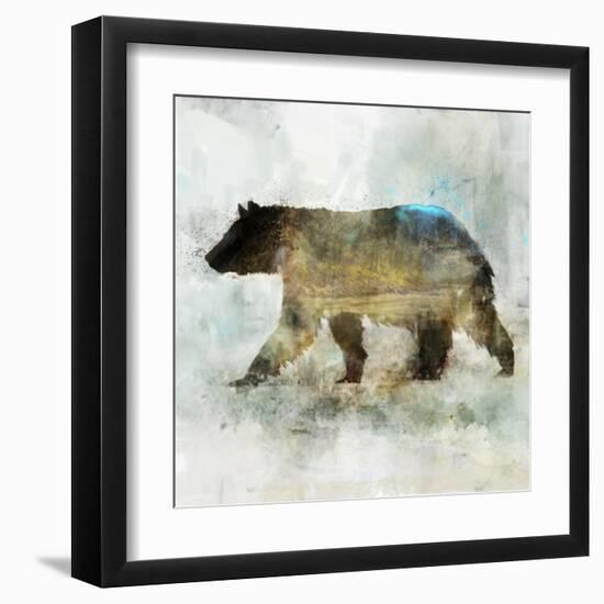 Journey Bear II-Ken Roko-Framed Art Print