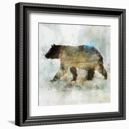 Journey Bear II-Ken Roko-Framed Art Print