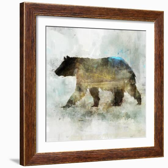 Journey Bear II-Ken Roko-Framed Art Print