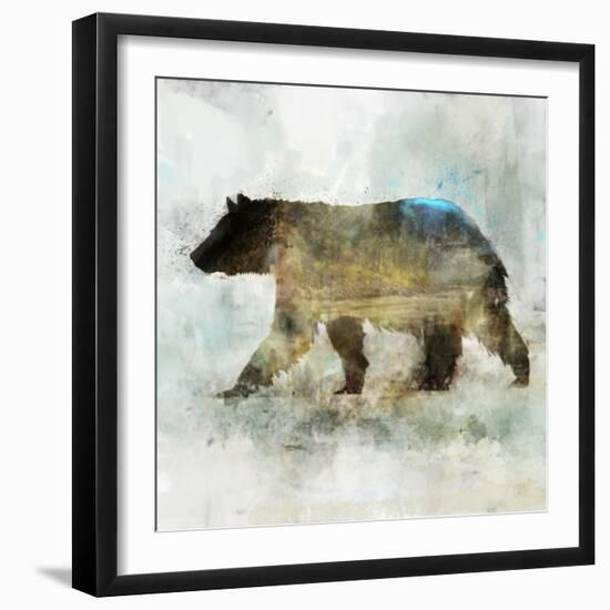 Journey Bear II-Ken Roko-Framed Art Print