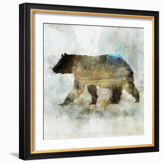 Journey Bear II-Ken Roko-Framed Art Print