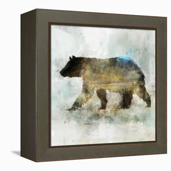 Journey Bear II-Ken Roko-Framed Stretched Canvas