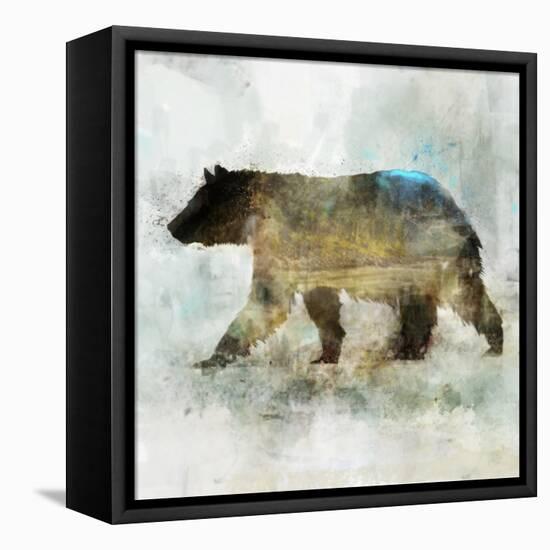 Journey Bear II-Ken Roko-Framed Stretched Canvas