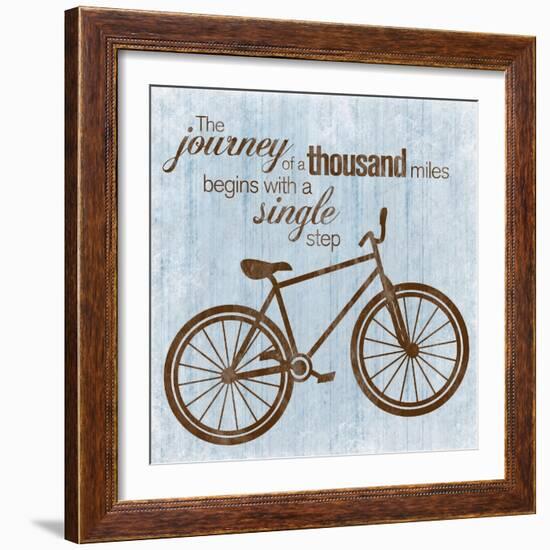 Journey Bike-Lauren Gibbons-Framed Art Print