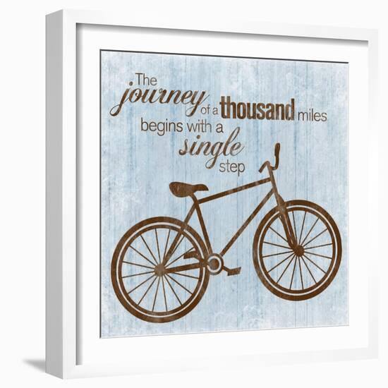 Journey Bike-Lauren Gibbons-Framed Art Print