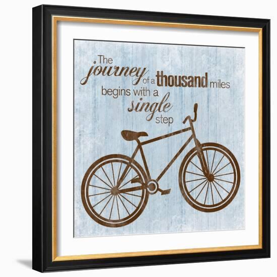 Journey Bike-Lauren Gibbons-Framed Art Print