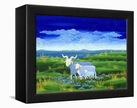 Journey in the Blue-Magdolna Ban-Framed Premier Image Canvas