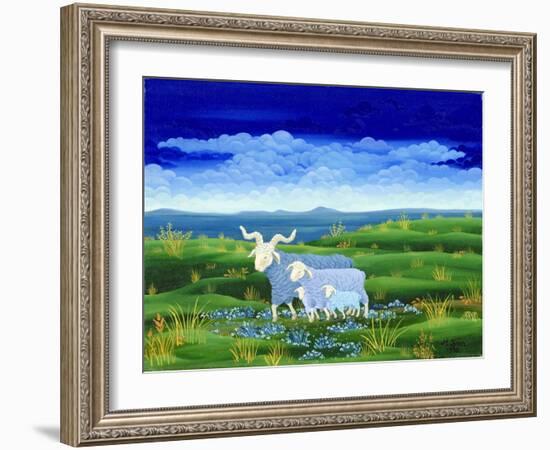 Journey in the Blue-Magdolna Ban-Framed Giclee Print