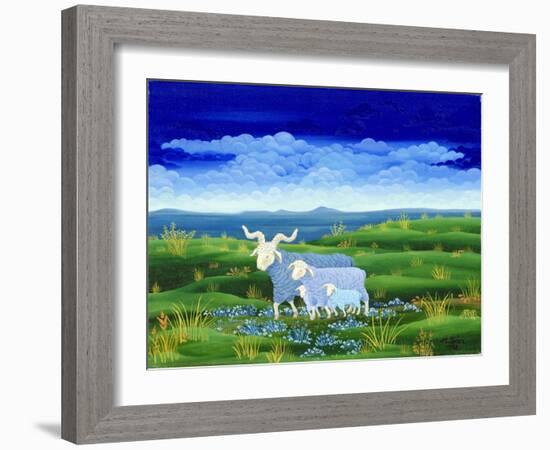 Journey in the Blue-Magdolna Ban-Framed Giclee Print