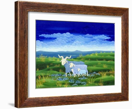 Journey in the Blue-Magdolna Ban-Framed Giclee Print