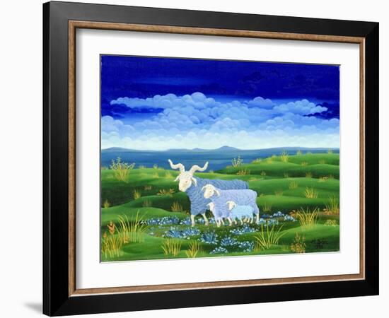 Journey in the Blue-Magdolna Ban-Framed Giclee Print