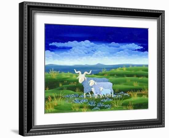 Journey in the Blue-Magdolna Ban-Framed Giclee Print