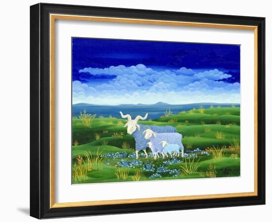 Journey in the Blue-Magdolna Ban-Framed Giclee Print