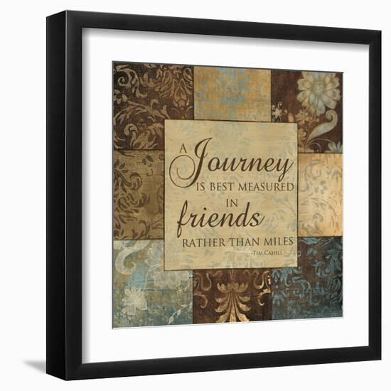 Journey Is Best Measured-Artique Studio-Framed Art Print