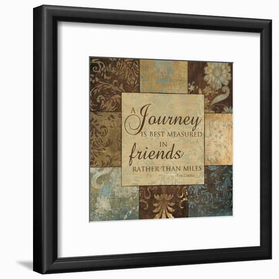 Journey Is Best Measured-Artique Studio-Framed Art Print