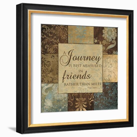 Journey Is Best Measured-Artique Studio-Framed Art Print