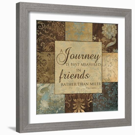 Journey Is Best Measured-Artique Studio-Framed Art Print