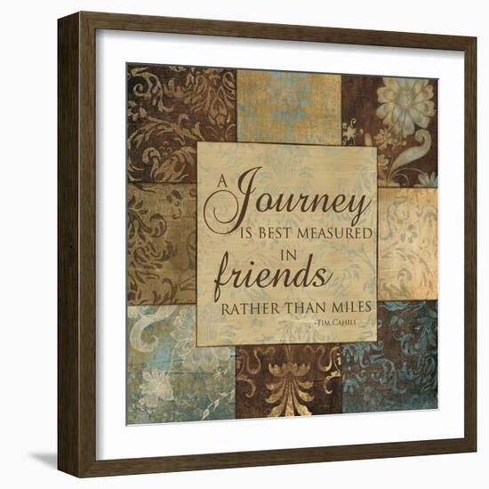 Journey Is Best Measured-Artique Studio-Framed Art Print