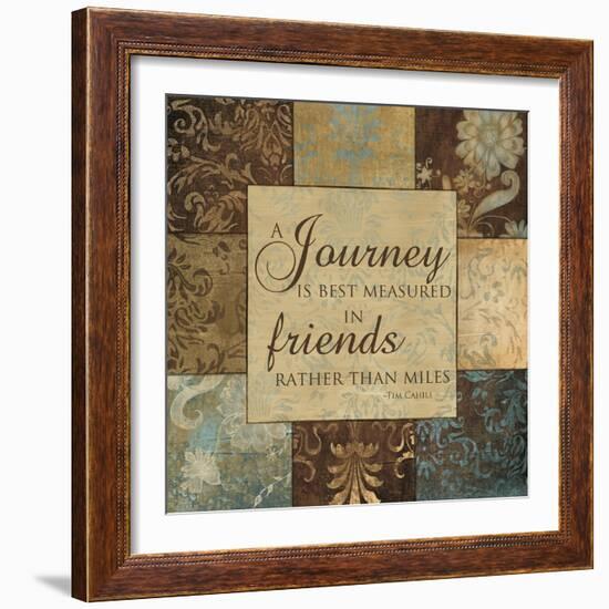 Journey Is Best Measured-Artique Studio-Framed Art Print